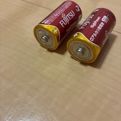 【未使用品】単2電池2本FUJITSUの画像