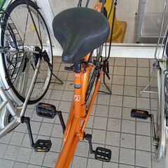 リユースのサカイ栃木店★ジモティ割あり★ Bran 自転車 26インチ オレンジ クリーニング済み TC12199の画像