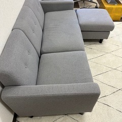 【無料】足を伸ばせる♪オットマン付きソファセットの画像