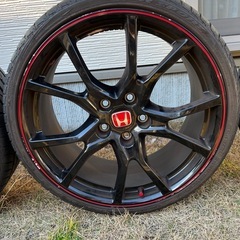 HONDA FK8 シビック タイプR 純正ホイール 20インチ（タイヤ付き）　4本の画像