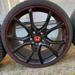 HONDA FK8 シビック タイプR 純正ホイール 20インチ（タイヤ付き）　4本の画像