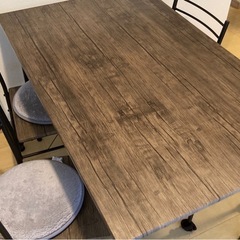 ダイニングテーブルセット120cm の画像