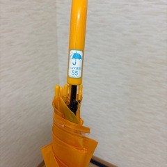 小学生　黄色　傘　55センチの画像