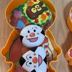 アンパンマン お弁当箱セット フォーク付き　おままごとの画像