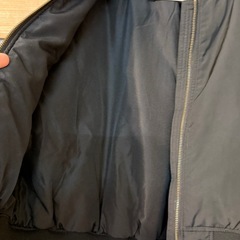 キッズ　ジャケット　MA-1風　黒の画像