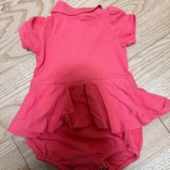 Ralph Lauren フリルロンパース 6M ピンクの画像