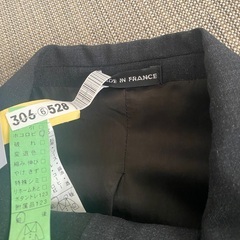 アニエスベー　チャコールグレースーツの画像