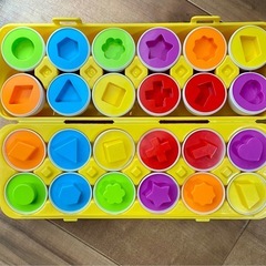 【美品】マッチングエッグ　エッグパズル　型はめの画像