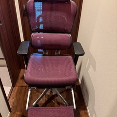 エルゴヒューマンプロ　オットマン　ヘッドレスト　パープルの画像