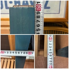 木製 A型 ハンガーラック・カバン掛け・高さ150×幅59×奥行き46の画像