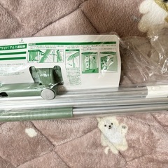ガラスワイプワイパ　アルミ連結柄　掃除用具の画像