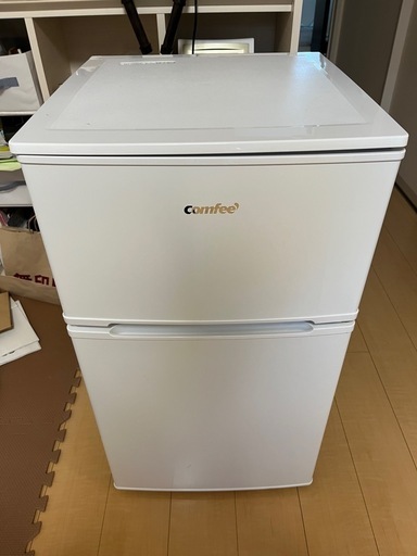 COMFEE' 冷蔵庫 90L ホワイト（RCT90WH/E） (高橋) 黒磯のキッチン家電