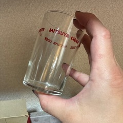 レトロなグラス　アサヒビール　三ツ矢サイダー　グラス6個の画像