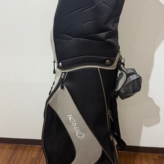IGNIO（イグニオ）fires you up ゴルフバッグ＋クラブ10本＋ボール付きの画像