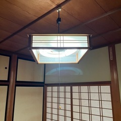 和風ペンダントライト蛍光灯②の画像