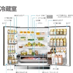 パナソニック冷蔵庫の画像