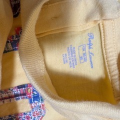 POLO イエロー Tシャツ 80サイズの画像