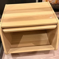 収納ボックス　木材の画像