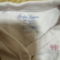 Ralph Lauren 花柄ロンパース 3Mの画像