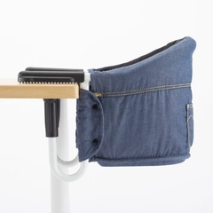 テーブルチェア 洗えるシート（デニム）の画像