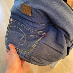 テーブルチェア 洗えるシート（デニム）の画像