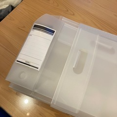 引取限定無料アスクルのボックスファイル　9個ハーフ3個の画像