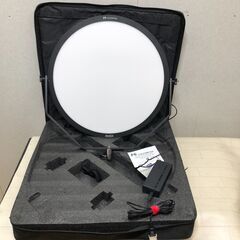  FalconEyes SO-68TD 円形LEDライト 撮影照明 動画撮影 配信 試運転のみ ほぼ未使用 ケース付　【糸島市内 送料無料】251229-2の画像