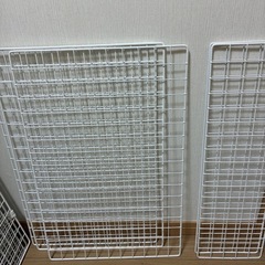 ワイヤーネット(60×40)13枚、細型2枚、連結具24個＋おまけの画像
