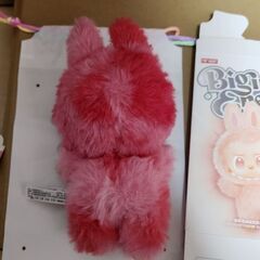 POP MART エナジー ぬいぐるみ ラブブ LOVE　赤の画像