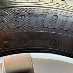 スタッドレスセット 軽バン、軽トラに！ダイハツ ハイゼット純正 スチールの画像