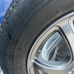 145/80R13 スタッドレスタイヤ BRIDGESTONE   4本　ホイールセットの画像
