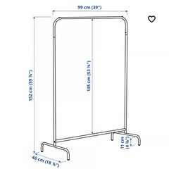 イケア ハンガーラック　の画像
