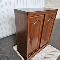 下駄箱　汚れあります　サイズ40×90cm高さ102cm　ek-696edben-12の画像