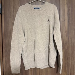 Polo Ralph Lauren ニットセーター L ベージュの画像