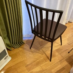 引取限定早い方優先　金属製の回転椅子　ダイニングチェアの画像