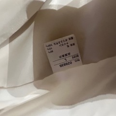 ダッフルコート白の画像