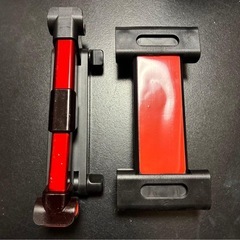 ❤️新品未使用❤️車用タブレットホルダー　タブレットスタンド　ヘッドレスト　車載ホルダー 後部座席　レッド　4.7～12.9インチ⭐️の画像