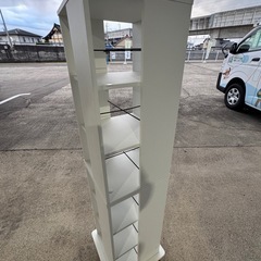 回転式収納ラック／回転本棚（回転シェルフ）の画像