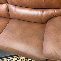 北海道   帯広   2人掛けソファー   レザー調   家具   ソファー   モノココ   モノココ帯広店の画像