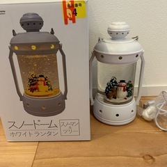 スノードーム　クリスマスソングオルゴールライトの画像