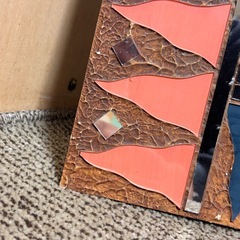 アジアンミラー　壁掛け鏡の画像