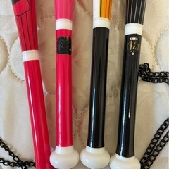 阪神タイガース応援バットセット　アイマスクの画像