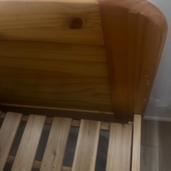 【無料】ベッド　マットレス　セミダブルサイズの画像