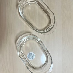 グラタン皿　2個セット　耐熱ガラス製の画像