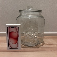 ガラス製クッキージャーの画像