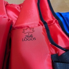 LOGOS フィッシング用ライフジャケット セット3枚　120サイズくらいの画像