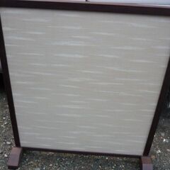 木製の衝立・目隠し　パーテーションの画像