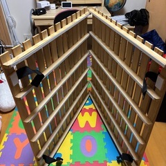 折りたたみ式のすのこの画像