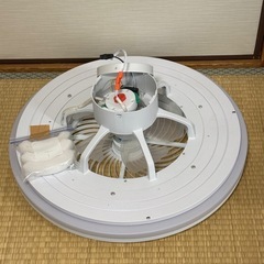 シーリングファンライト（LED）リモコン付／引き取り限定／ジャンク扱いの画像