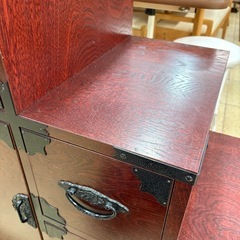 《リユースマン倉敷》和風階段タンス 3段 アンティーク 棚の画像